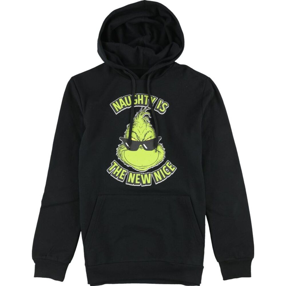 Jem Mens Grinch Naughty Hoodie Sweatshirt, NWT